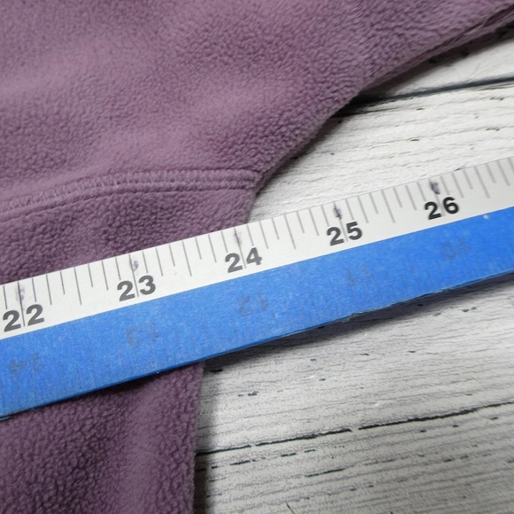 Nike Therma-Fit Fleece Sweatshirt Womens XS Purple Pullover Kangaroo Pocket - Picture 5 of 8